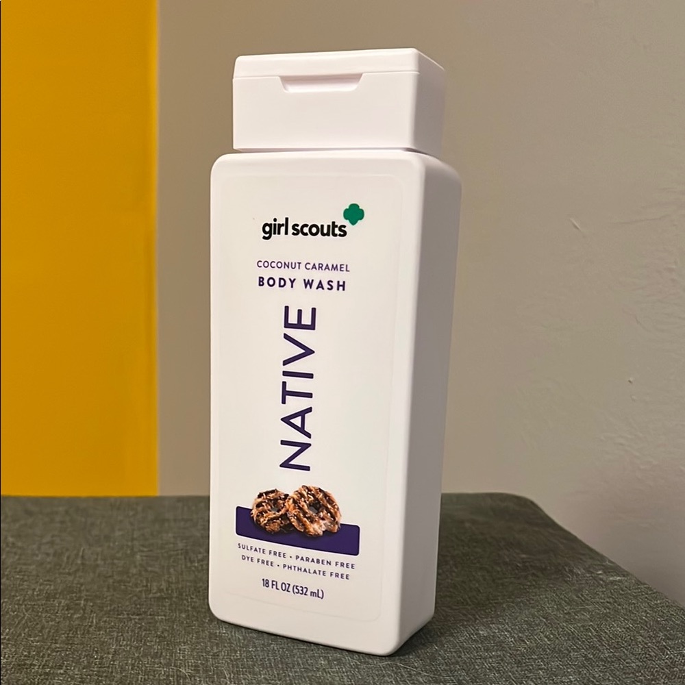 Native White Body Wash Minimalist Design